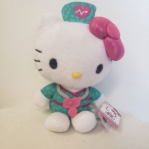 hello kitty nurse plush